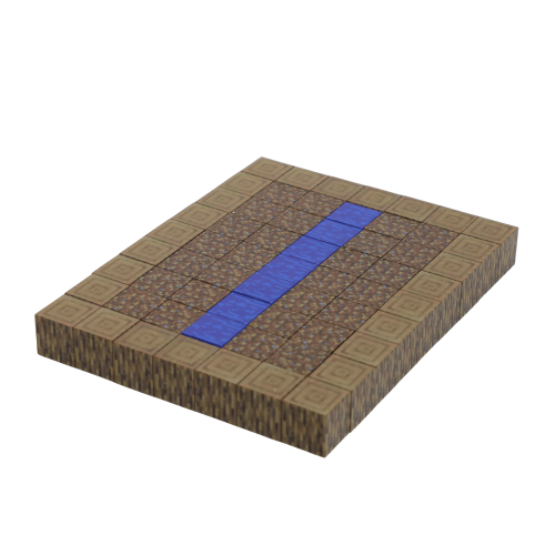 مجموعة بناء أرض المزرعة المغناطيسية - 63 قطعه