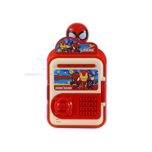 حصالة بنكية إلكترونية سبايدرمان للأطفال