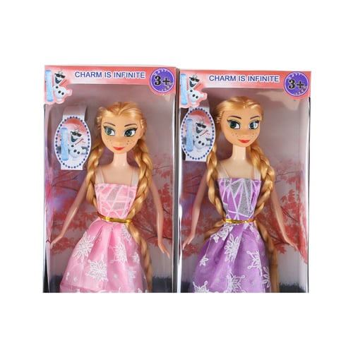 دمى فروزن للأميرات - 4 قطع