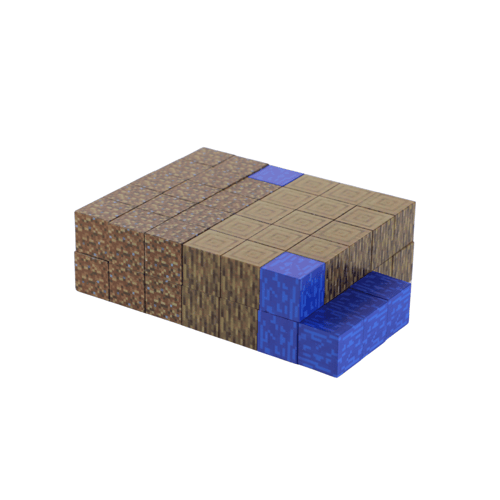 مجموعة بناء أرض المزرعة المغناطيسية - 63 قطعه