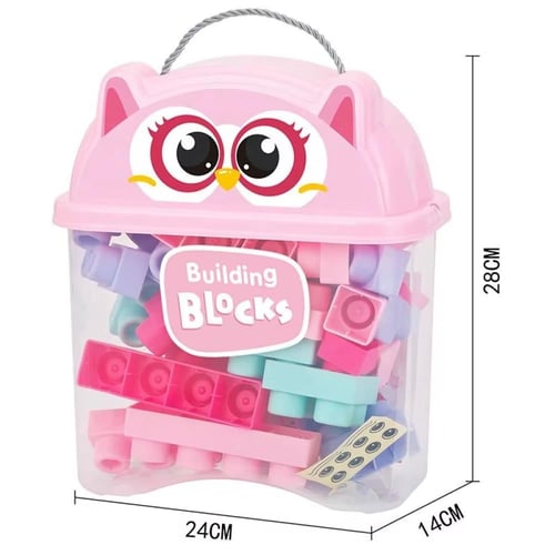 مكعبات بناء تعليمية – 65 قطعة