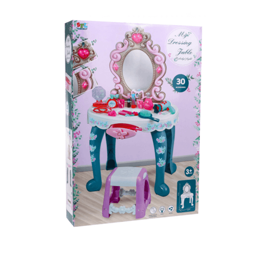 طاولة زينة للأطفال 30 قطعة