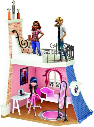 Miraculous 2in1 Balcony Bedroom Playset
