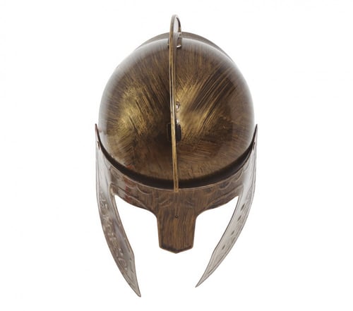 CHILD GOLDEN SPARTAN HELMET (13185)