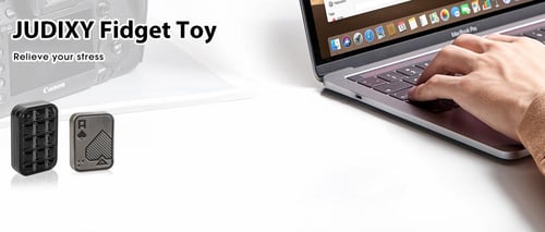 Metal Push Card Magnetic Fidget Slider