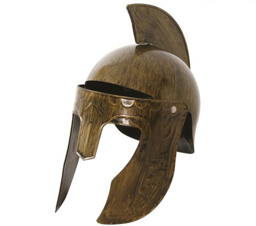 CHILD GOLDEN SPARTAN HELMET (13185)