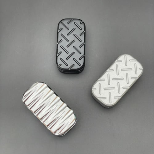 Fidget Slider 3 Layers Metal Push Card for Stress...