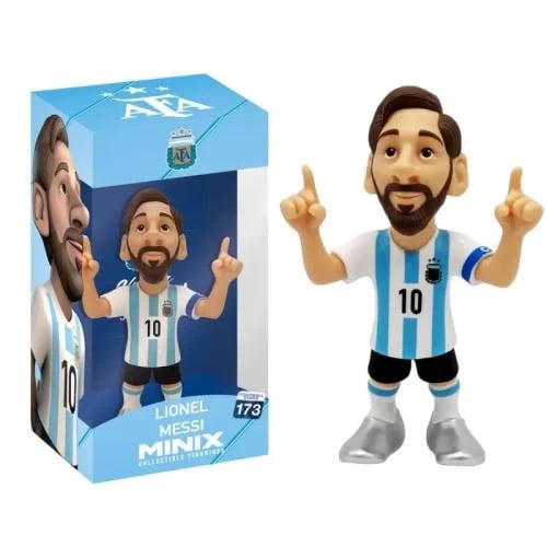 مجسم MINIX القابل للجمع للاعب ليونيل ميسي (النادي الأرجنتيني) - (12 سم)