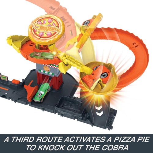 Hot Wheels - City - Pizza Slam Cobra Attack Playse...