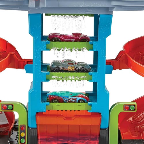 Hot Wheels - Mega Tower Car Wash ,with 1 Color Shi...