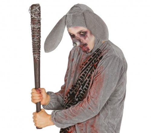 BASEBALL BAT WITH 73 CM BARBED WIRE (19787)