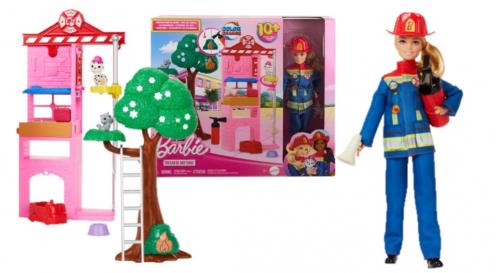 Barbie - Careers - Firefighter Doll & Playset