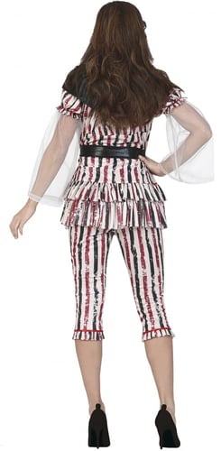 CLOWN TERROR WOMAN ADULT 38-40 M (79336)