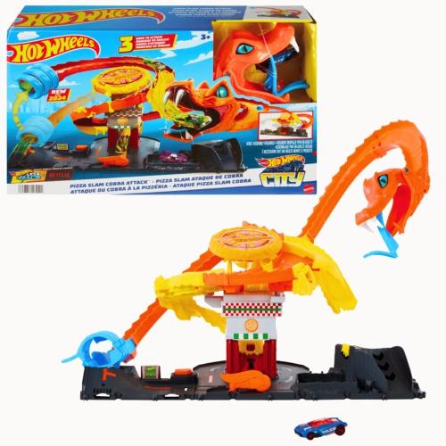 Hot Wheels - City - Pizza Slam Cobra Attack Playse...