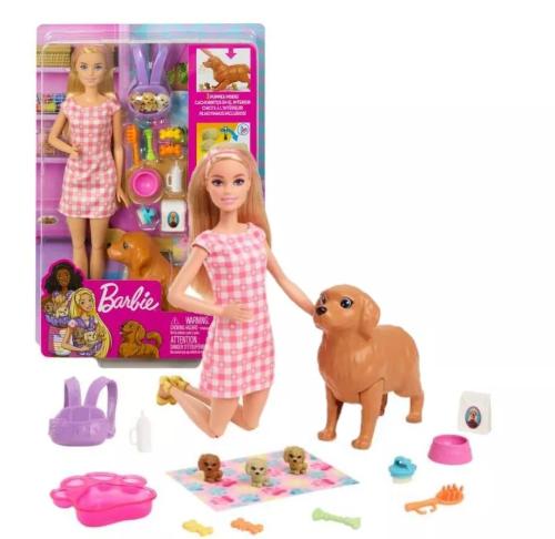 Barbie - Newborn Pups Playset