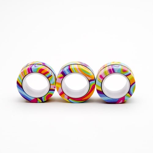 3 Finger Ring Magnetic Fidget