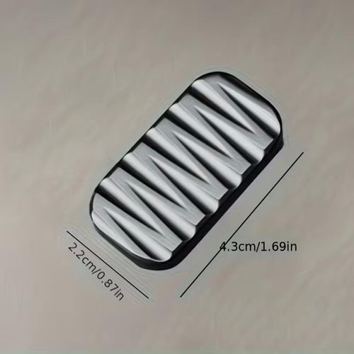 Fidget Slider 3 Layers Metal Push Card for Stress...