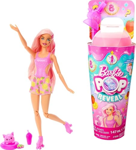 Barbie - Pop Reveal Fruit Doll - Strawberry lemona...