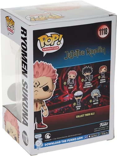 Funko Pop - Jujutsu Kaisen (1118) Sukuna with Hear...