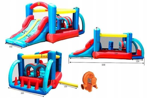 حلبة سباق نطاطة (Happy Hop Inflatable Playground)