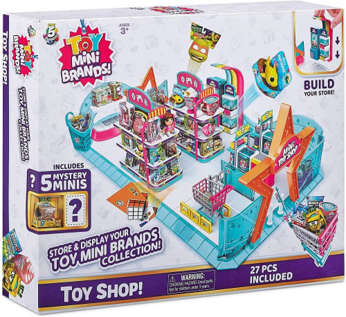 Zuru Mini Brands Mini Toy Shop Playset with 5 Surp...