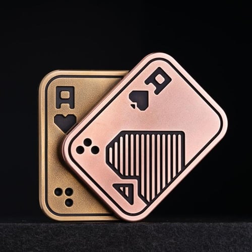 Metal Push Card Magnetic Fidget Slider