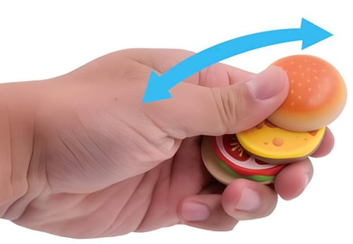 Magnetic Hamburger Fidget Slider (1 Pcs)
