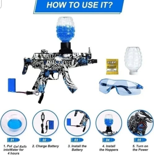مسدس كرات ماء Electric Blaster Gun Water Gel (AX10...