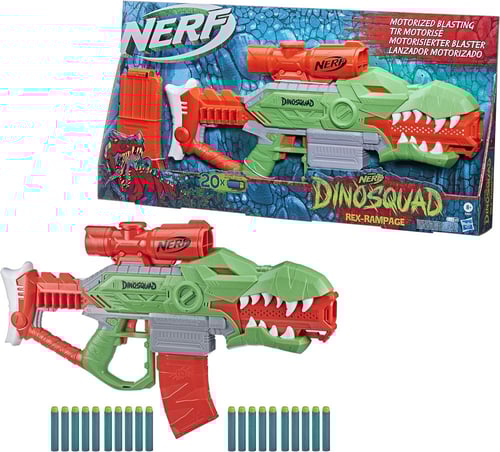Nerf Dinosquad Rex-Rampage Motorized Dart Blaster