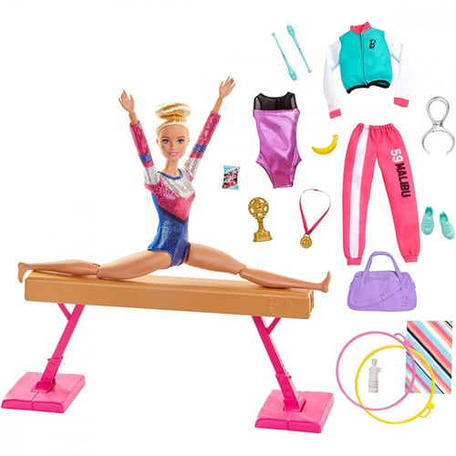 Barbie Gymnastics Doll and Playset
