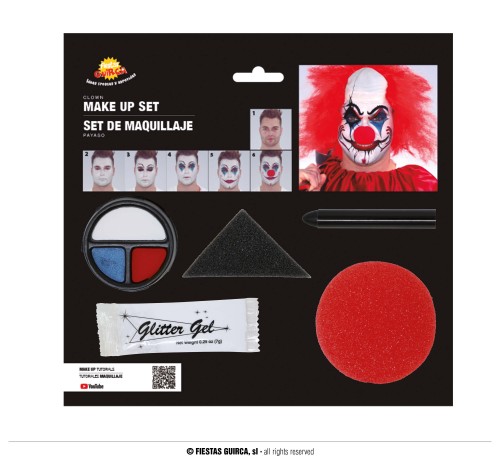 CLOWN MAKEUP SET (15872)