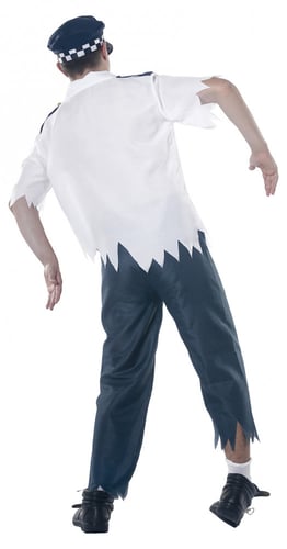 ADULT ZOMBIE POLICEMAN, SIZE M 48-50 (84737)