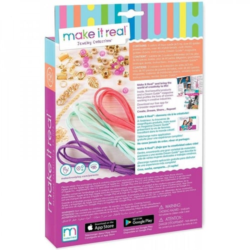 Make It Real Gold Link Suede Bracelets (1207)