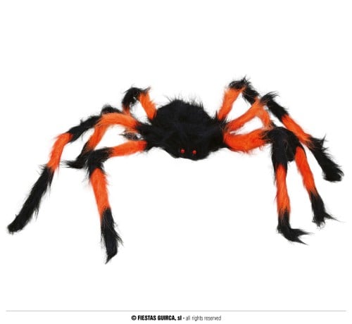 ORANGE AND BLACK SPIDER, 75 CMS. (24498)