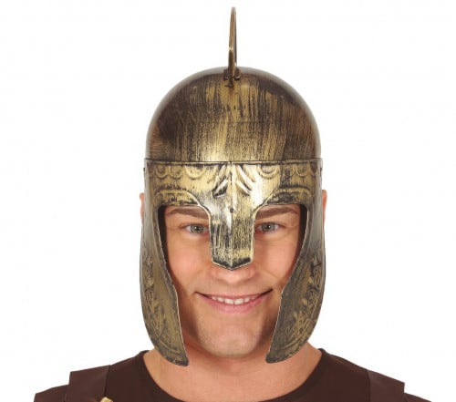 CHILD GOLDEN SPARTAN HELMET (13185)