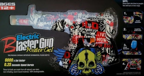 مسدس كرات ماء Electric Blaster Gun Water Gel (AX10...
