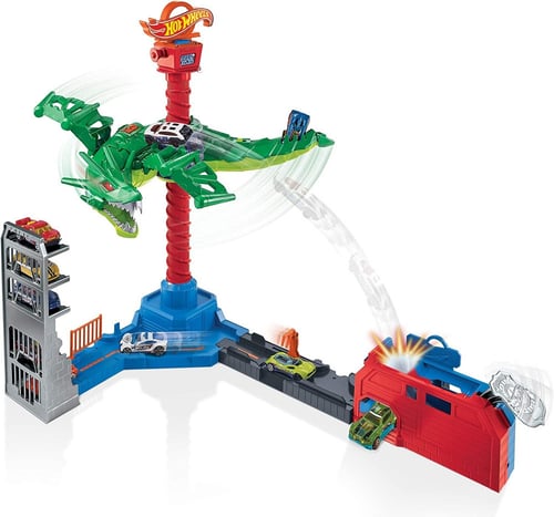Hot Wheels City Air Attack Dragon Playset