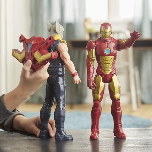Avengers Marvel Titan Hero Series Blast Gear Iron...