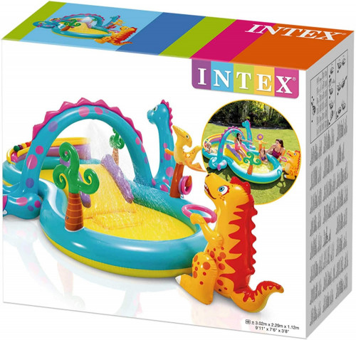 INTEX Dino Slide & Pool 302 X 229 x 112