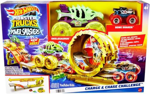 Hot Wheels - Monster Trucks - Charge & Chase Chall...