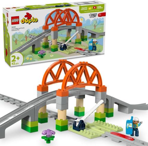 LEGO Duplo - Train Bridge and Tracks Expansion Set...