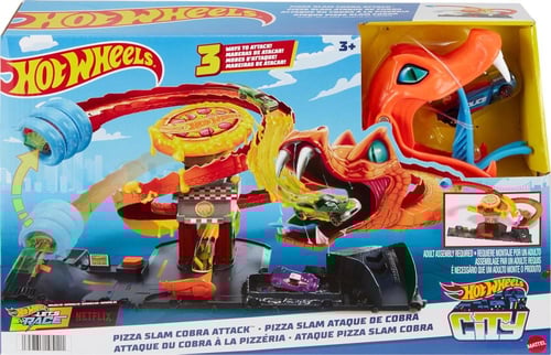 Hot Wheels - City - Pizza Slam Cobra Attack Playse...