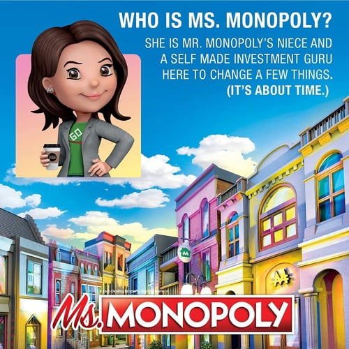 Monopoly Ms.Monopoly Board Game