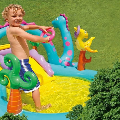 INTEX Dino Slide & Pool 302 X 229 x 112