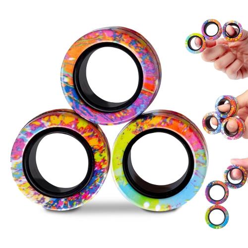 3 Finger Ring Magnetic Fidget