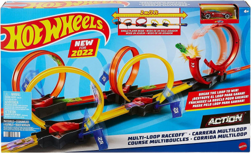 Hot Wheels Multi-Loop Race Off Playset