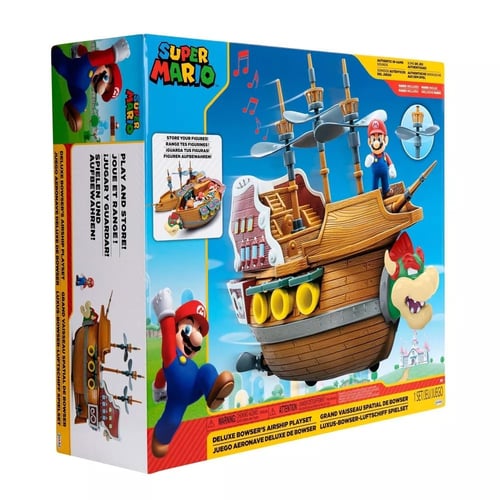 Super Mario DLX Bowser's Airship Playset