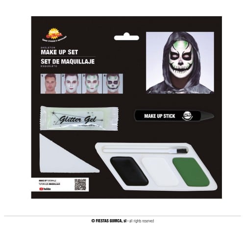 SKULL MAKEUP SET (15873)