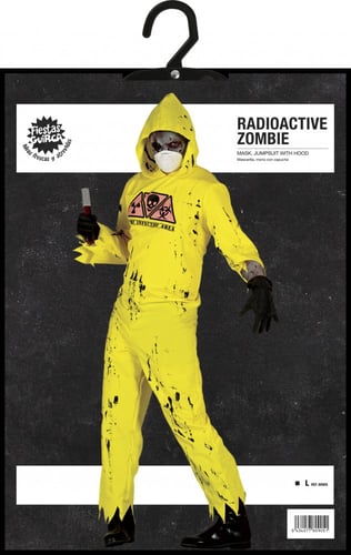 ADULT RADIOACTIVE ZOMBIE SIZE L 52-54 (80905)