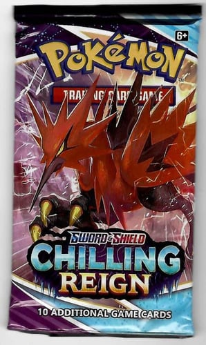 Pokemon Cards - Sowrd & Shield Chiling Reign (1Pcs...